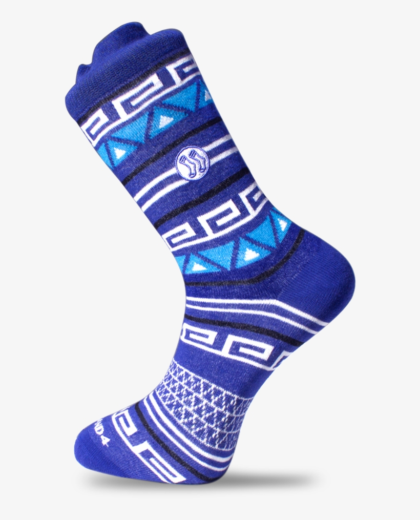 Aztec Black Ethical Socks - Sock, transparent png download