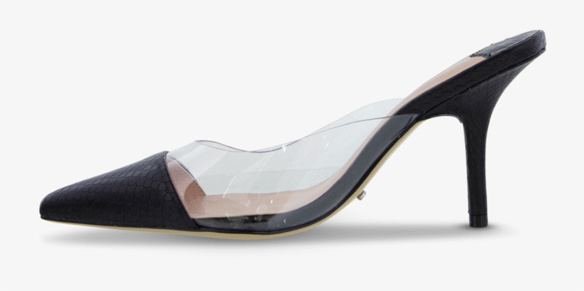 Evon Black Snake Side - Basic Pump, transparent png download