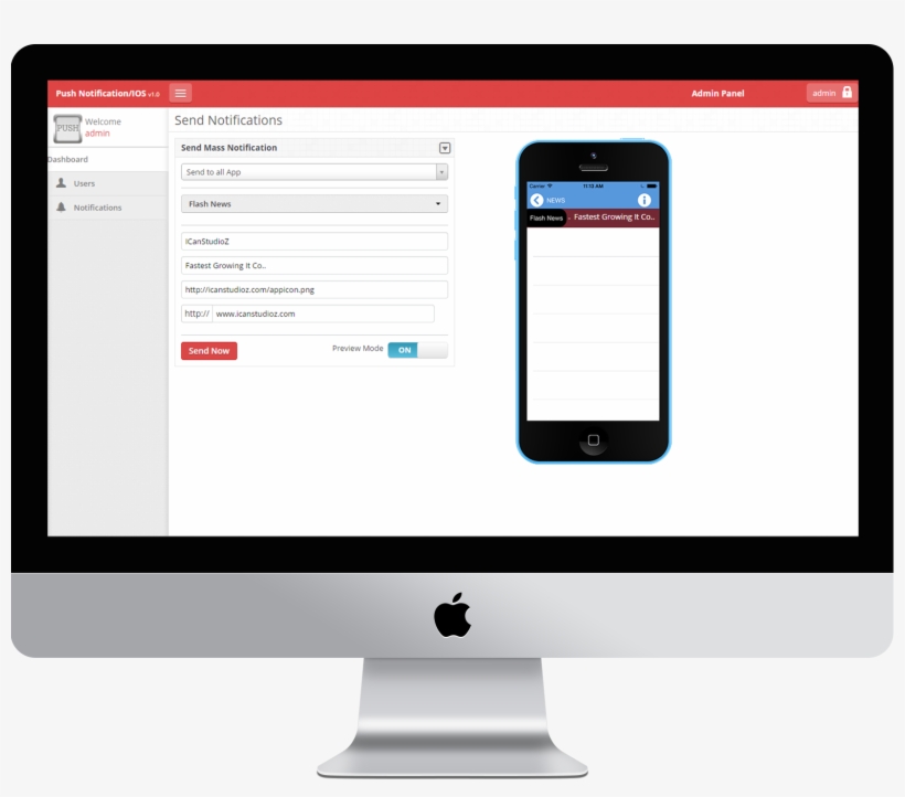Dashbord Contain An Easy To Use Notification Sender - Chevron Gif Backgrounds, transparent png download