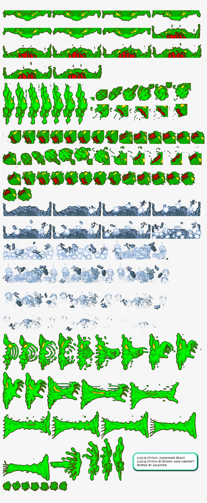 Click For Full Sized Image Junkyard Beast - Lilo And Stitch Sprites, transparent png download