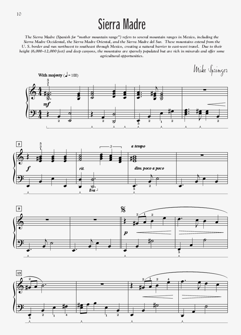 Mexico - Moonlight Nocturne Catherine Rollin Sheet Music, transparent png download