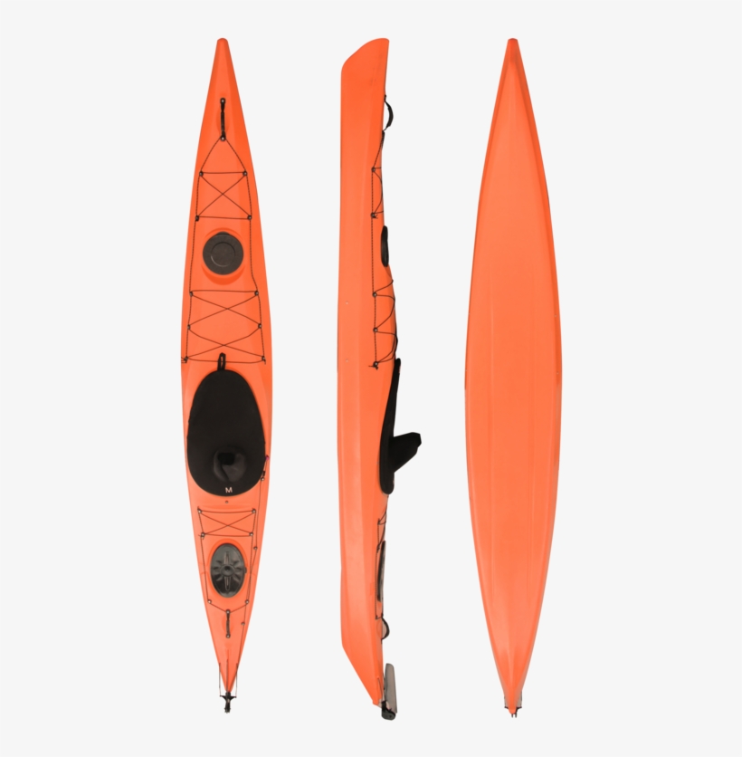 Single Person Rotomolded Sea Kayak Set - Sea Kayak, transparent png download