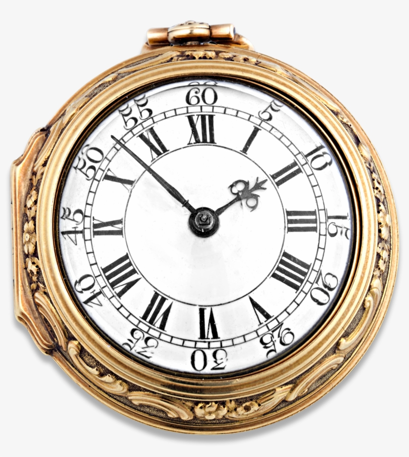 18th-century English Gold Pocket Watch - Watch 18th Century Png, transparent png download