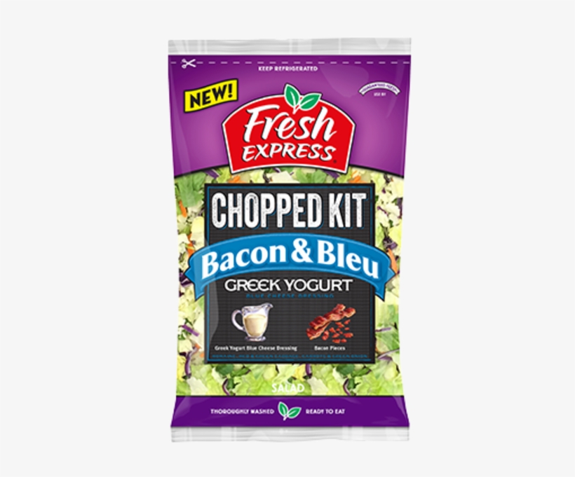 Fresh Express Chopped Greek Bacon And Bleu Yogurt Salad - Fresh Express Salad, transparent png download