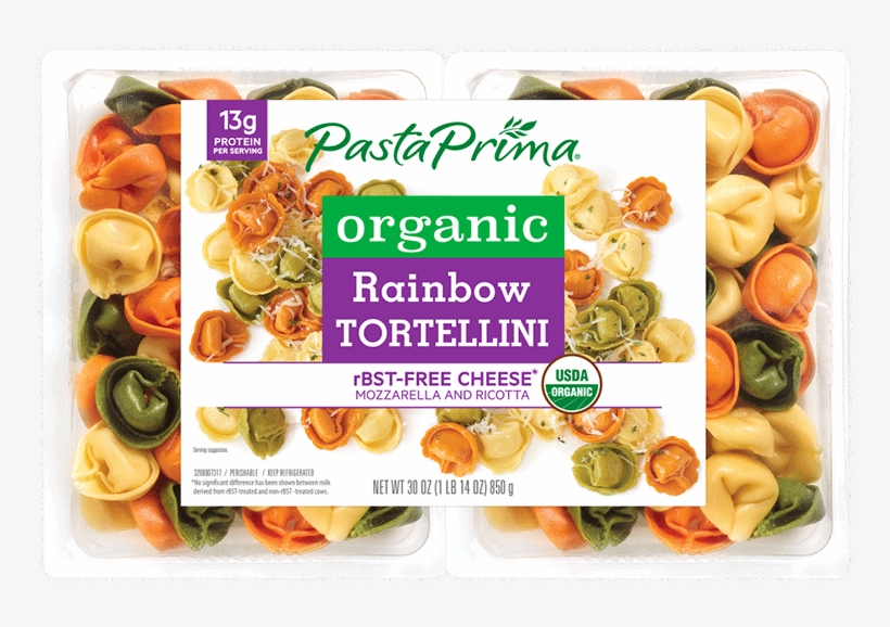 Organic Rainbow Tortellini - Convenience Food, transparent png download