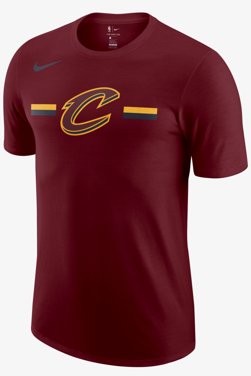 Nike Nba Cleveland Cavaliers Logo Dry Tee - Nike Dri Fit Nba Men's Shirt, transparent png download