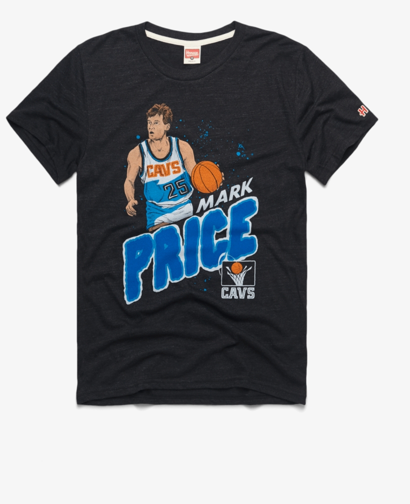 Cavs Mark Price In The Paint Retro Cleveland Cavaliers - Active Shirt, transparent png download