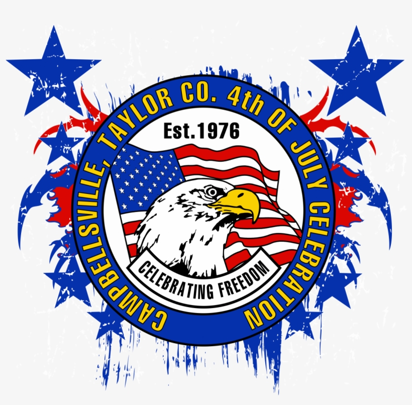 4th Of July Logo Generic 1 - Green Eagle, transparent png download