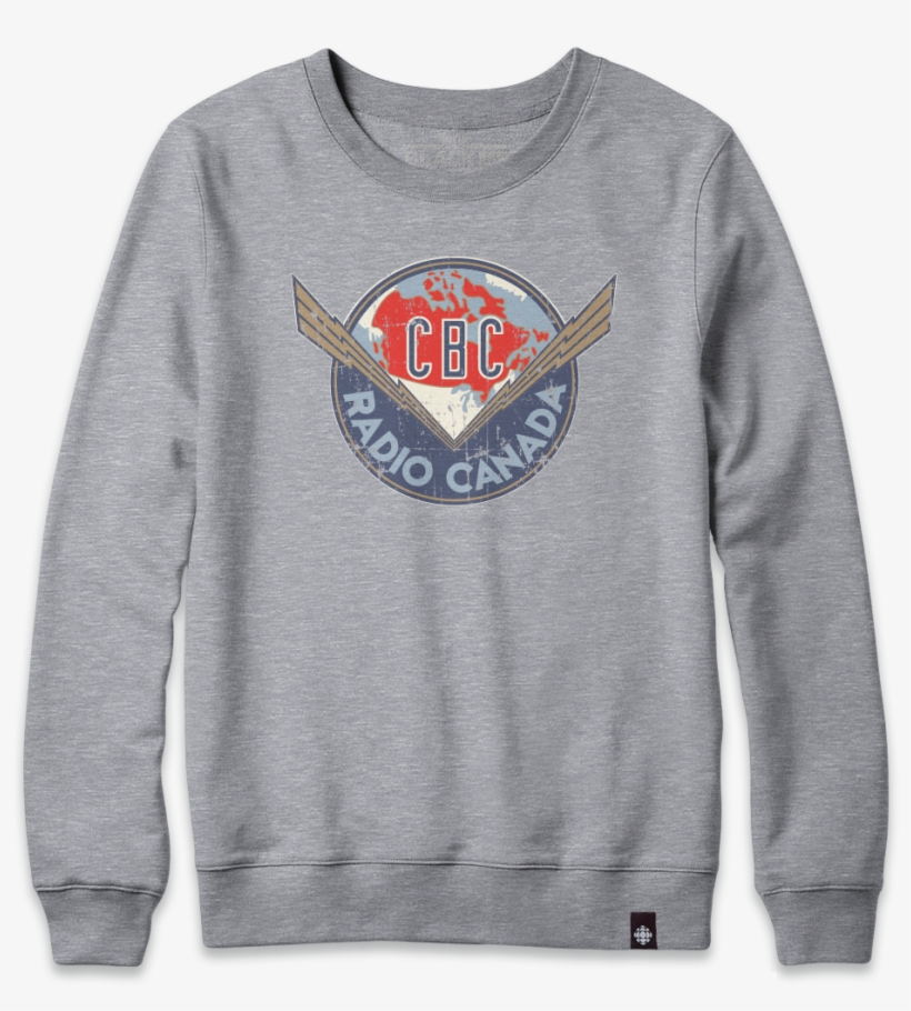 Vintage Cbc Thunderbolt Logo Athletic Gray Crewneck - Thelonious Monk Sweater, transparent png download