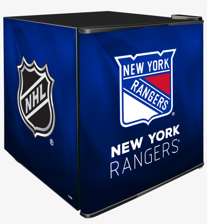Nhl Solid Door Refrigerated Beverage Center - New York Rangers, transparent png download