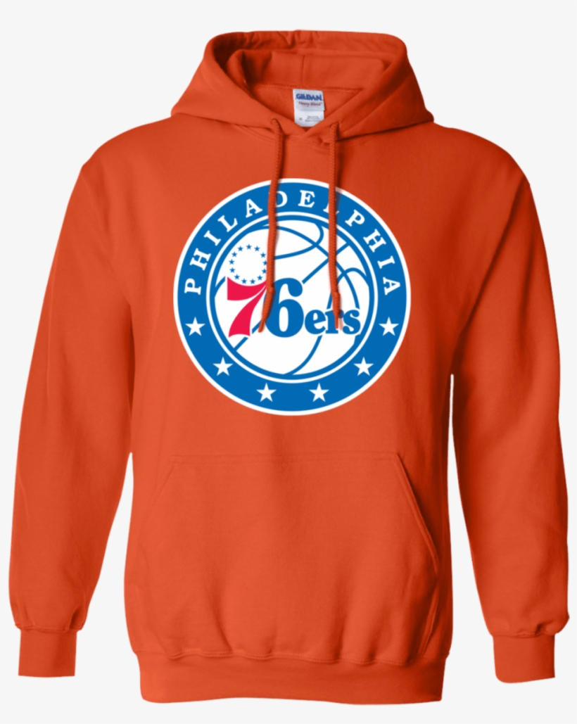 Philadelphia 76ers Pullover Hoodie - Shirt, transparent png download