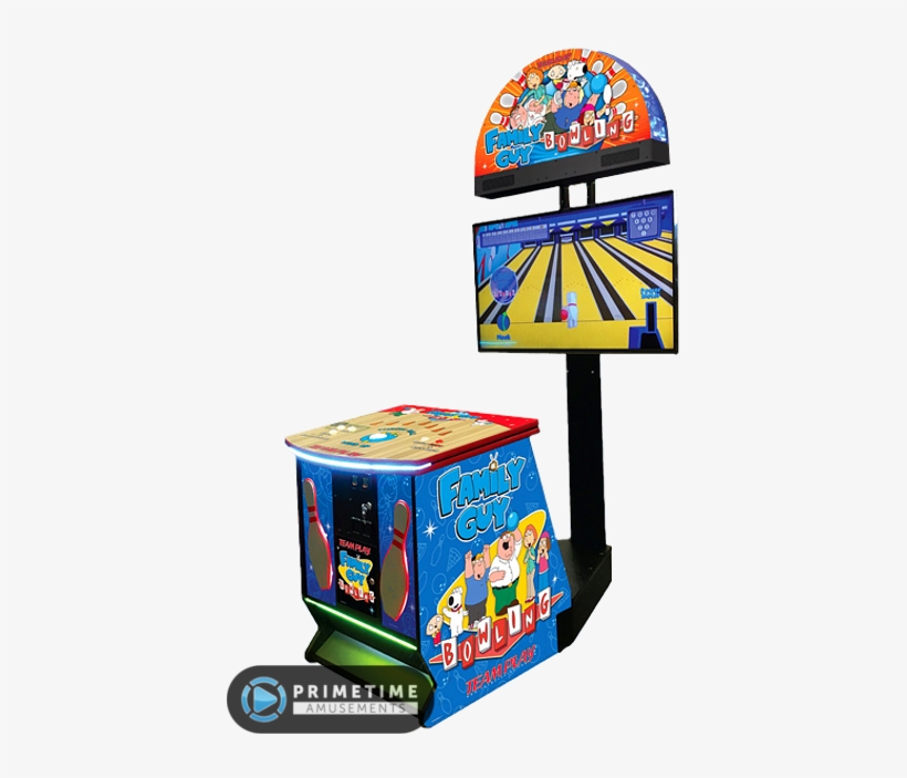 Family Guy Bowling Video Arcade Game By Team Play - Family Guy Bowling Arcade, transparent png download