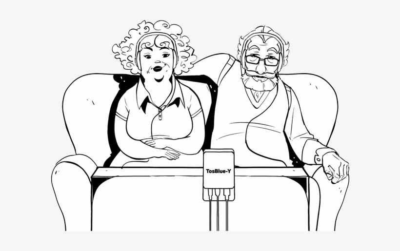 Grandma-grandpa, transparent png download