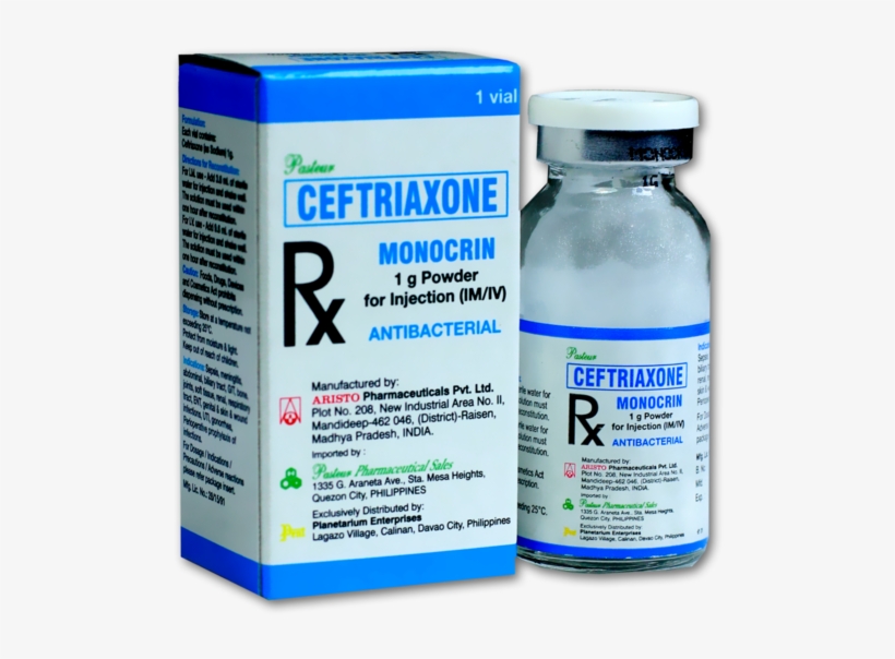 Monocrin Vial - Prescription Drug, transparent png download