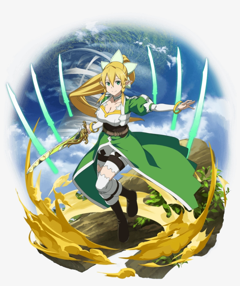 Max Limit Break Pictures Of Leafa And Sinon From Memory - Sao Md 6 Star Limit Break, transparent png download