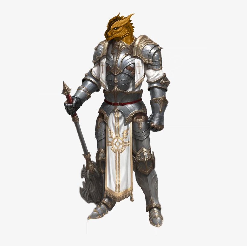 Draconato Paladino/ Paladin Dragonborn Dnd Paladin, Human Cleric Mace