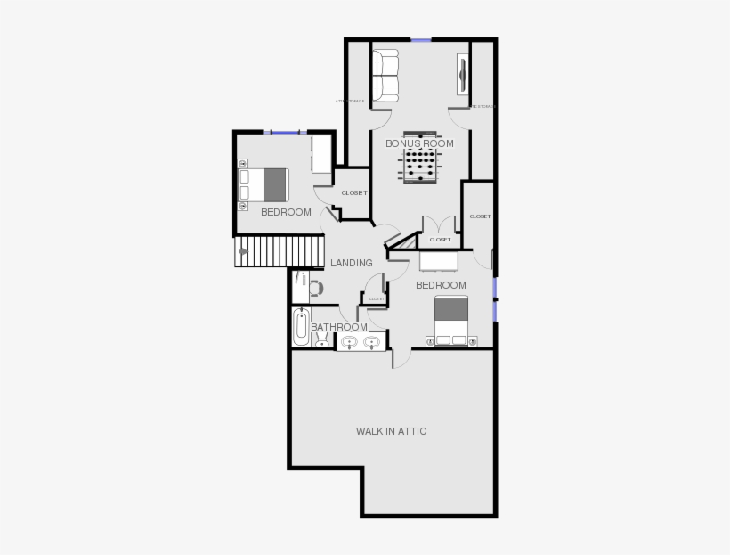 2nd Floor - Floor Plan, transparent png download