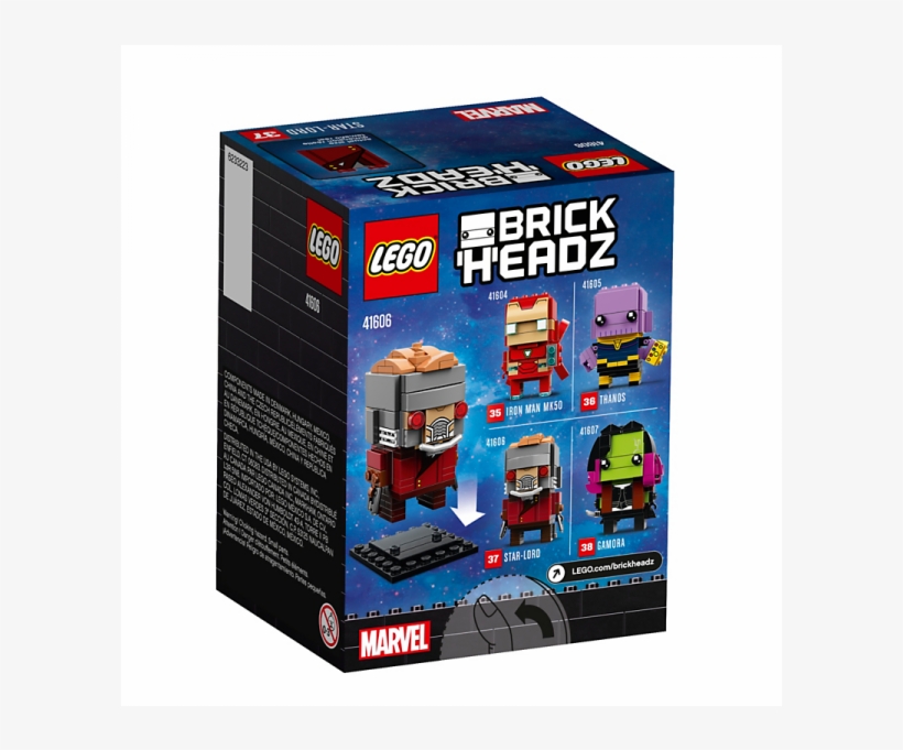 Lego Brickheadz Star-lord New - Лего Звездный Лорд Transparent PNG ...
