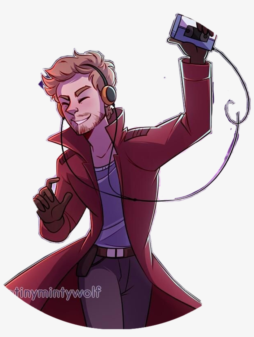 Starlord Sticker - Cartoon, transparent png download