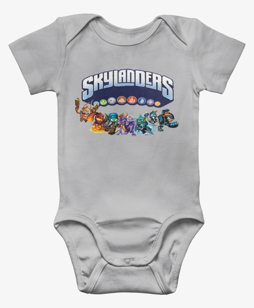 Skylanders 1 ﻿classic Baby Onesie Bodysuit - Minecraft Onesies Babies, transparent png download
