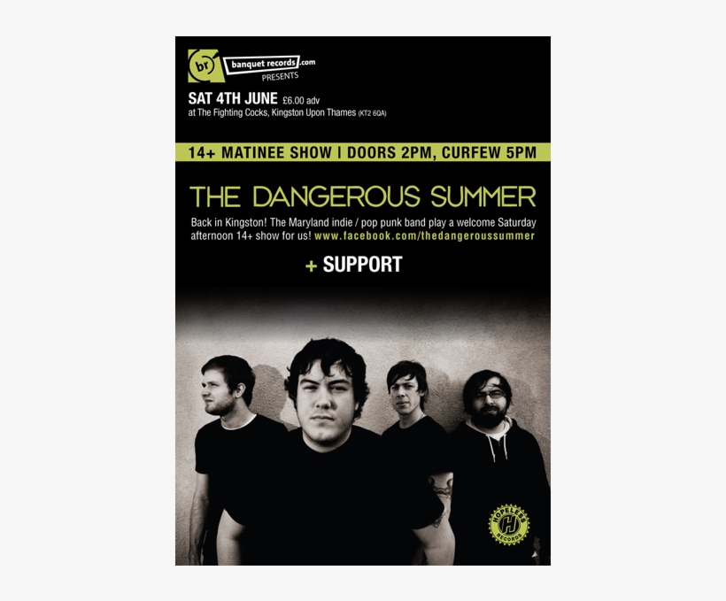 The Dangerous Summer / Straight Lines / Third Place - Dangerous Summer, transparent png download