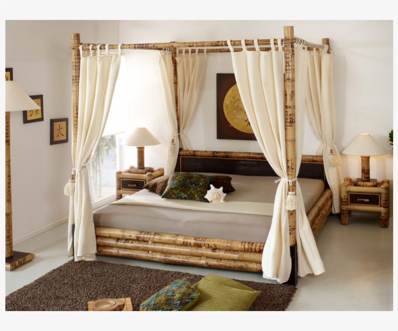 Bamboo Bed Canopy - Canopy Bamboo Beds, transparent png download