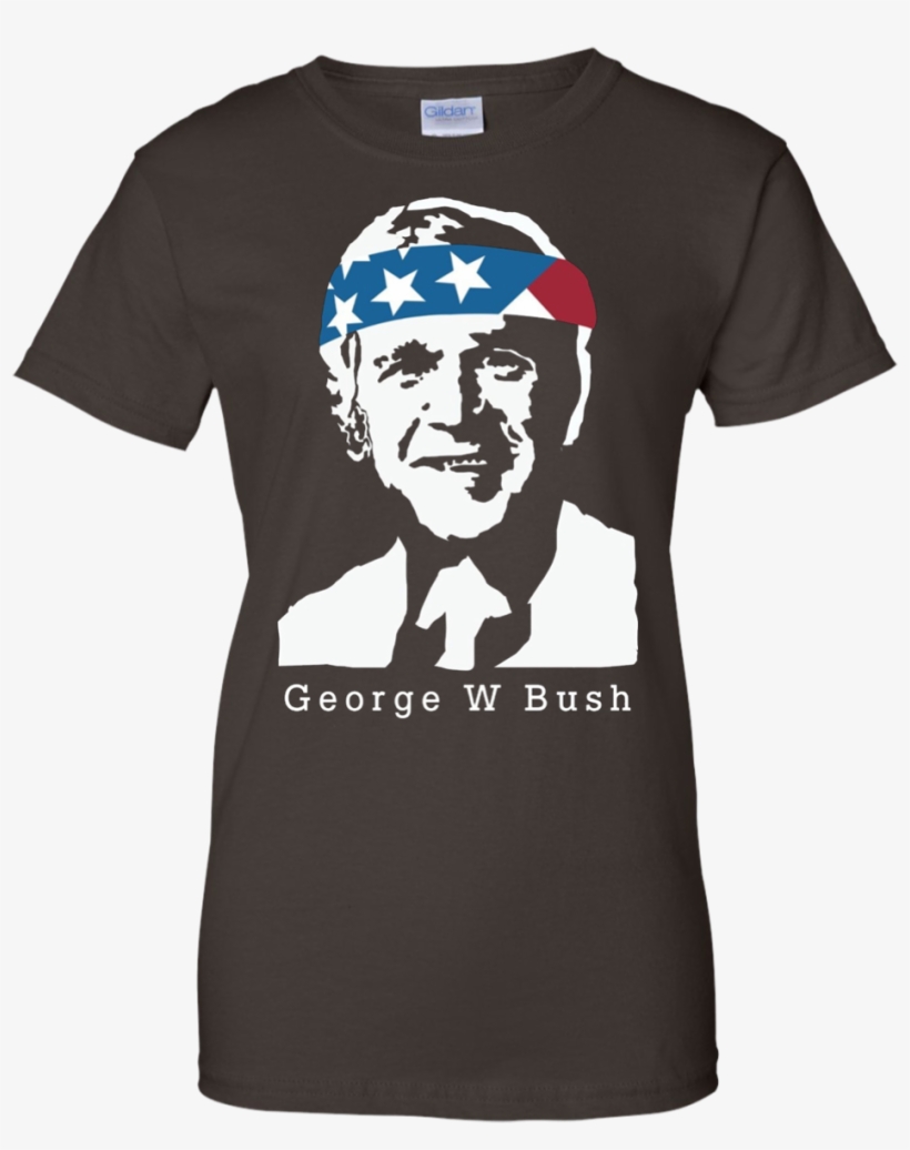 President George W Bush American Patriot Vintage T-shirt - George Bush Shirt, transparent png download