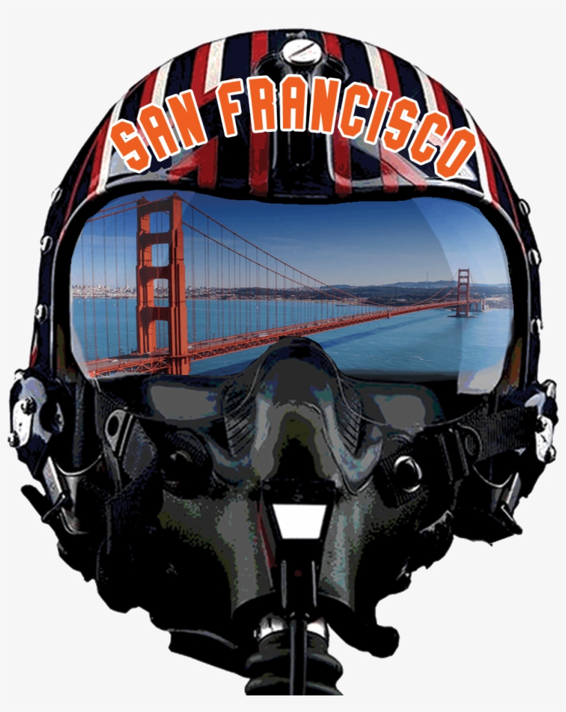 San Francisco - Top Gun Maverick Helmet Png, transparent png download