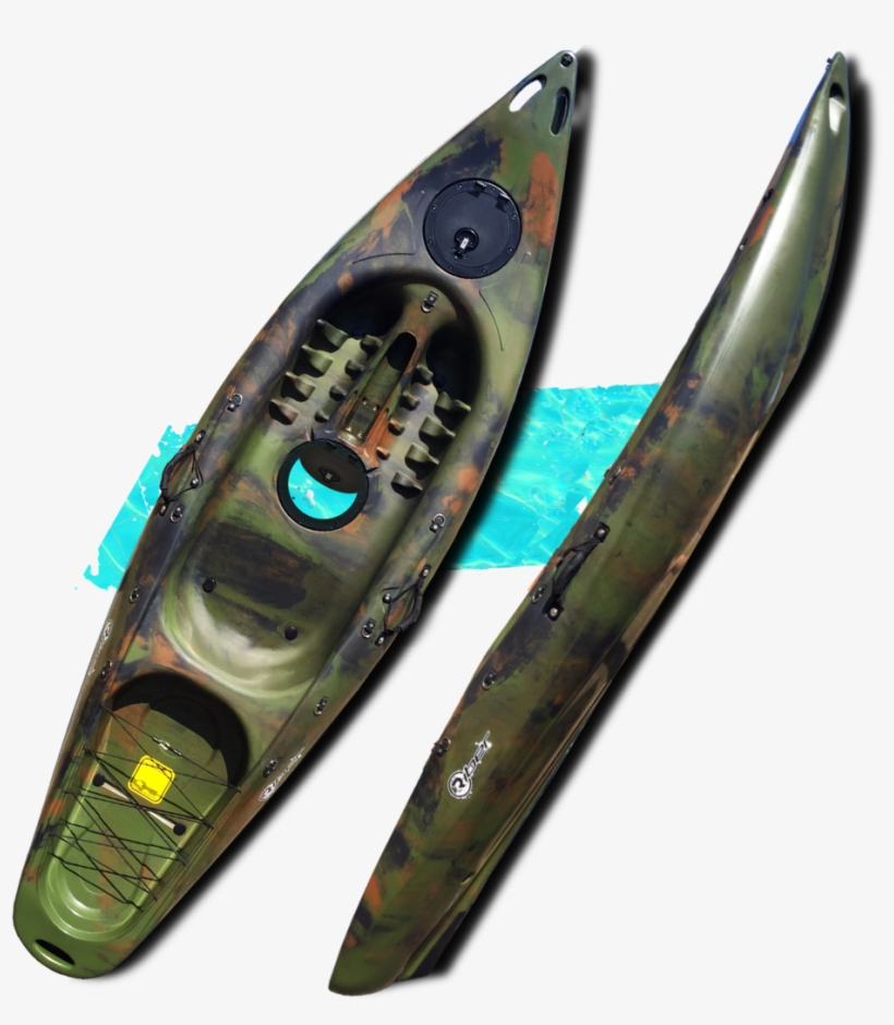 Riber Deluxe Sit On Top Kayak With Porthole - Sea Kayak, transparent png download