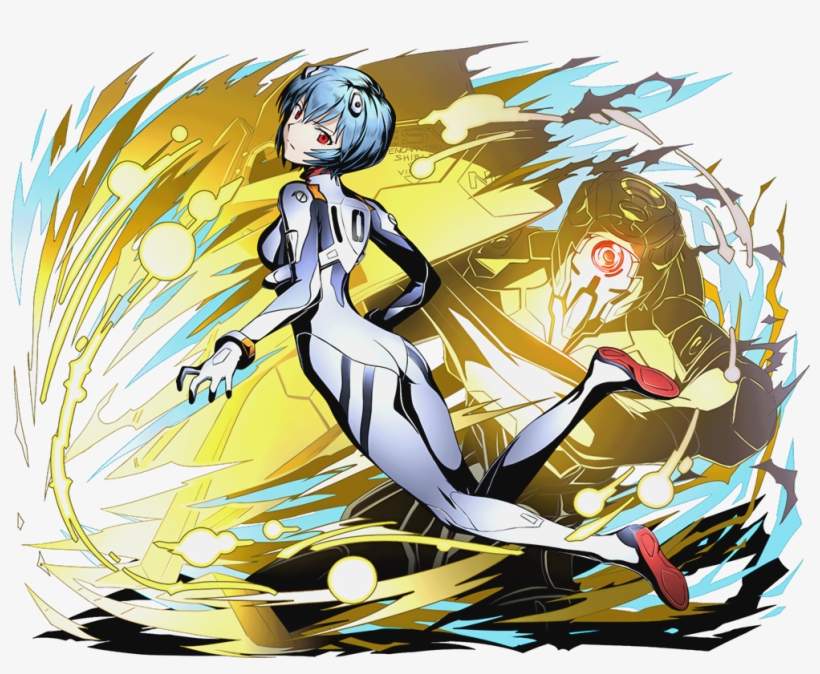 Original) Loading Ayanami Rei - Neon Genesis Evangelion, transparent png download
