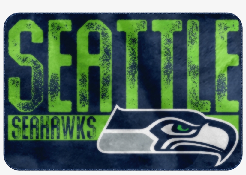 20" X 30" Worn Out Printed Foam Mat - Seattle Seahawks, transparent png download
