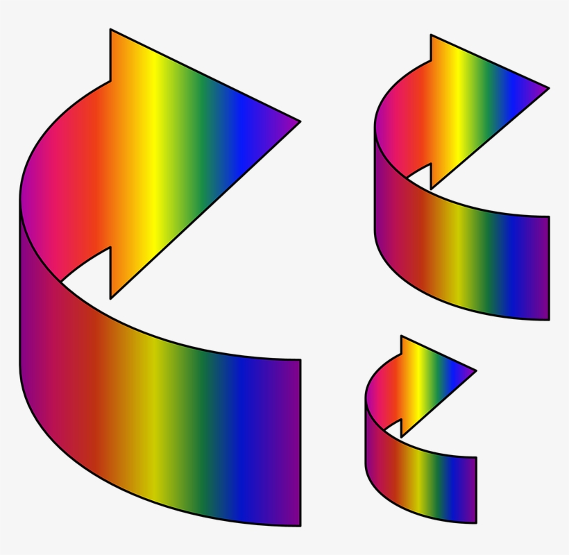 Arrows, Right, Symbol, Direction, Icon, 3d, Design, - Flechas De Colores 3d Png, transparent png download