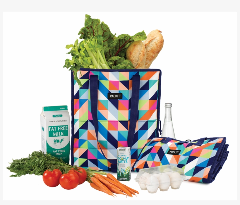 Packit Freezable Grocery Bag Paradise Breeze - Grocery Bag Png, transparent png download