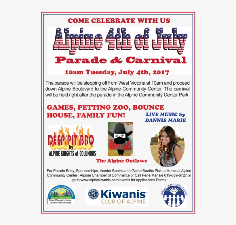 Alpine Fourth Of July Parade & Carnival July 4, - Kaya Ko Ang Pagbabago, transparent png download