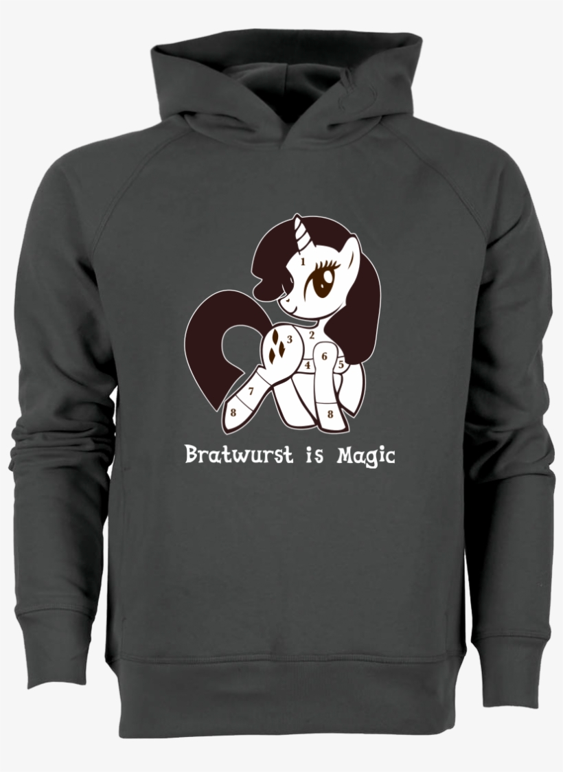 Bratwurst Is Magic Sweatshirt Stanley Hoodie Dark Grey - Sweatshirt, transparent png download