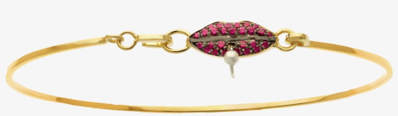 Lips Pierced Bracelet - Engagement Ring, transparent png download