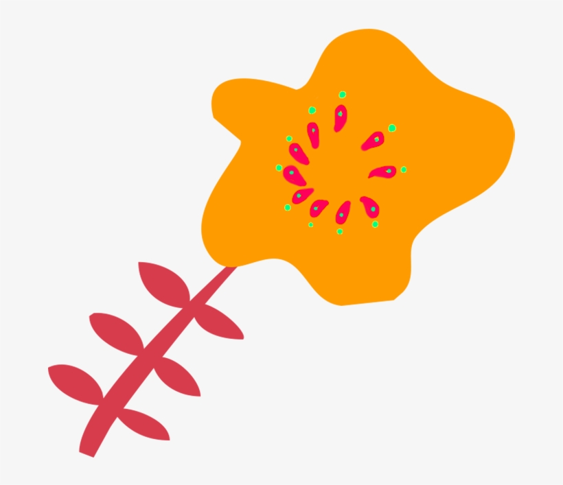 Blue Flower Drawing For Decoration, transparent png download