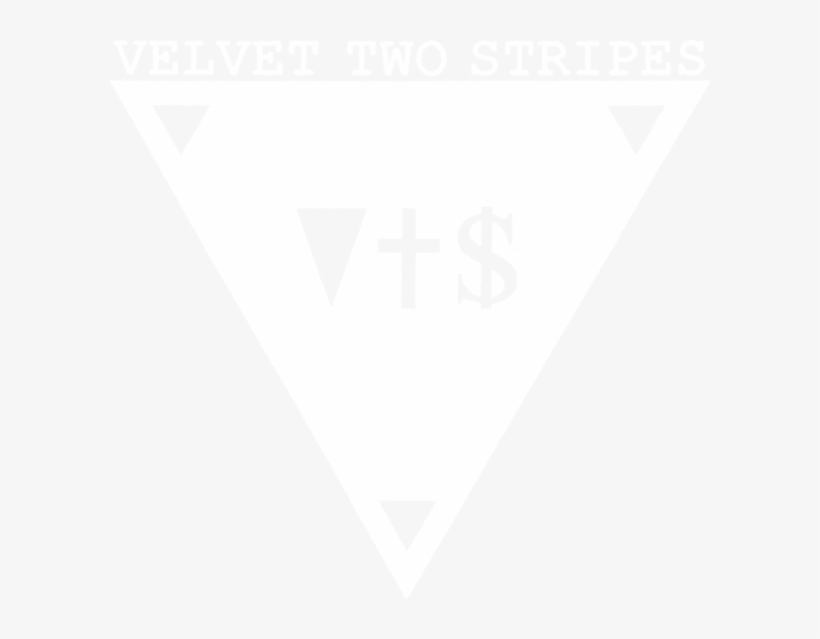 Velvet Two Stripes Logo - Triangle, transparent png download