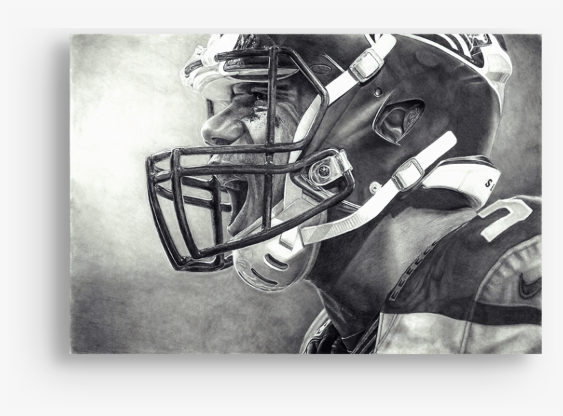 “dangeruss” - Russell Wilson Drawing, transparent png download