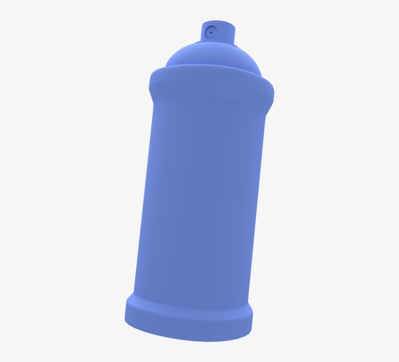 Spraycan Text 6 0031 - Water Bottle, transparent png download