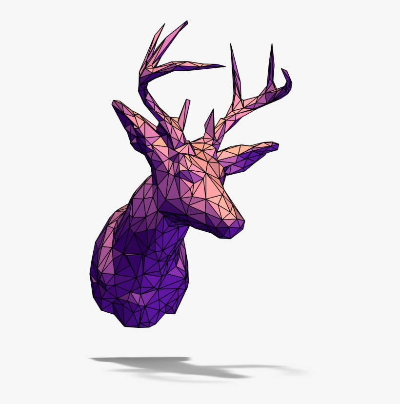 Deer Head - Illustration, transparent png download