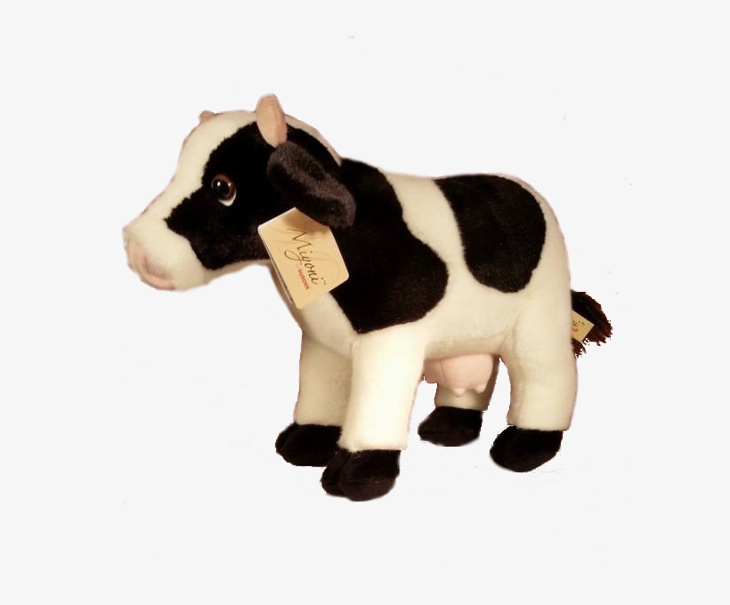 Plush Holstein Cow - Cow Stuffed Animal Png, transparent png download