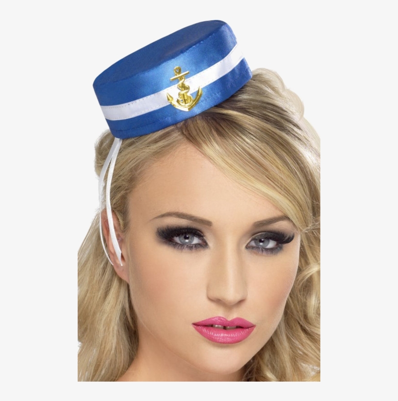 Sailor Girl Hat - Pill Box Sailor Hat, transparent png download