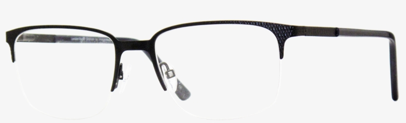 London Fog Graham Eyeglasses-black - Transparent Material, transparent png download