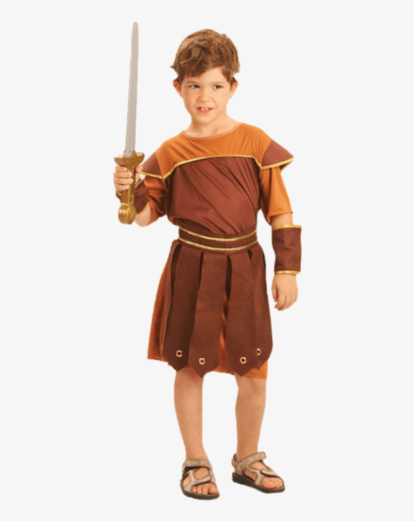 Child Roman Soldier Tunic - Roman Soldier Costume Child, transparent png download