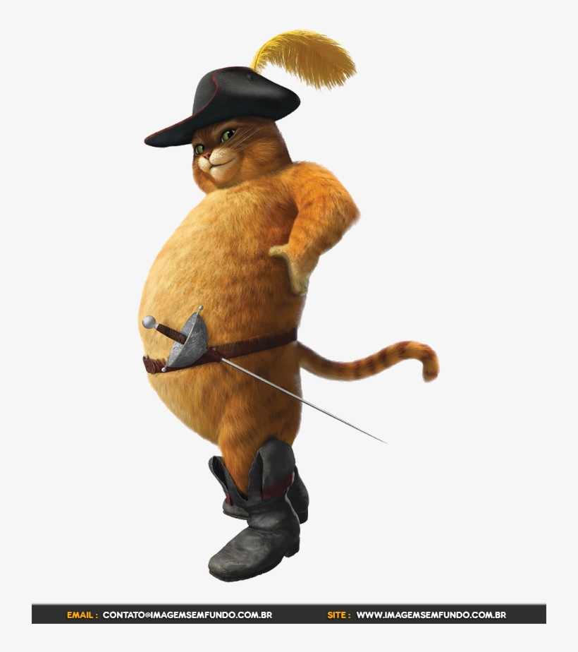 Png Resolução - Fat Cat In Boots, transparent png download