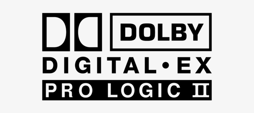 Dolby Digital Ex Pro Logic Ii Logo Png Transparent - Dolby Pro Logic 2 Game, transparent png download