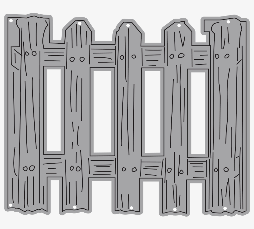 Garden Notes - Garden Fence - Picket Fence, transparent png download