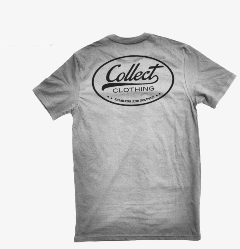 Collect Vintage Grey Tee - Active Shirt, transparent png download