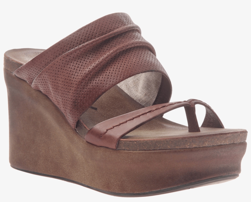 Womens Wedge Tailgate In Sangria - Suede, transparent png download
